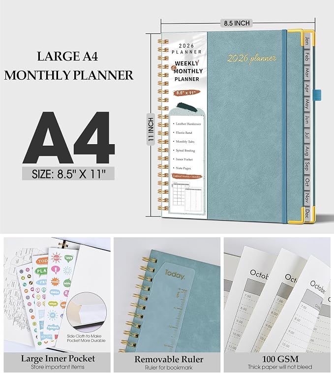 2026 Planner, Weekly and Monthly Calendar Planner from January 2026 - Image 5
