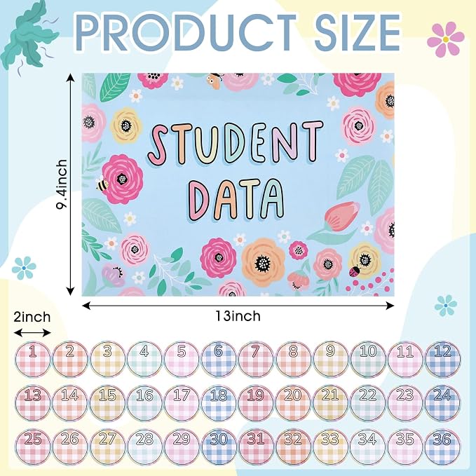 Marspark 10 Set Classroom Organization Folder Labels - Image 2