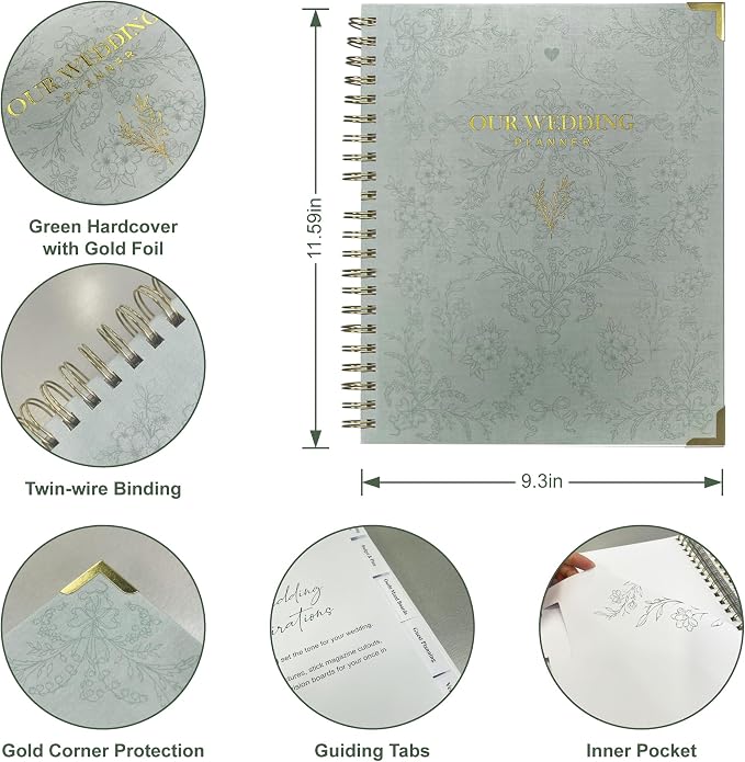 LADY&HOME Wedding Planner Book and Organizer - Image 2