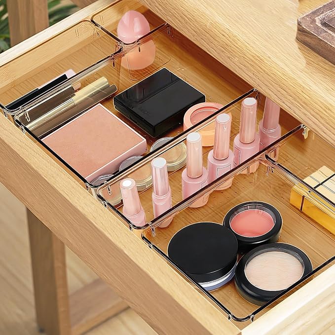 StorMiracle 23 PCS Drawer Organizer Set, 5 Varied Size Bathroom and kitchen - Image 5