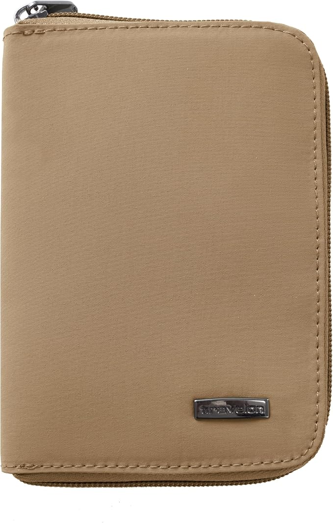 Travelon RFID Blocking Passport Zip Wallet by Travelon