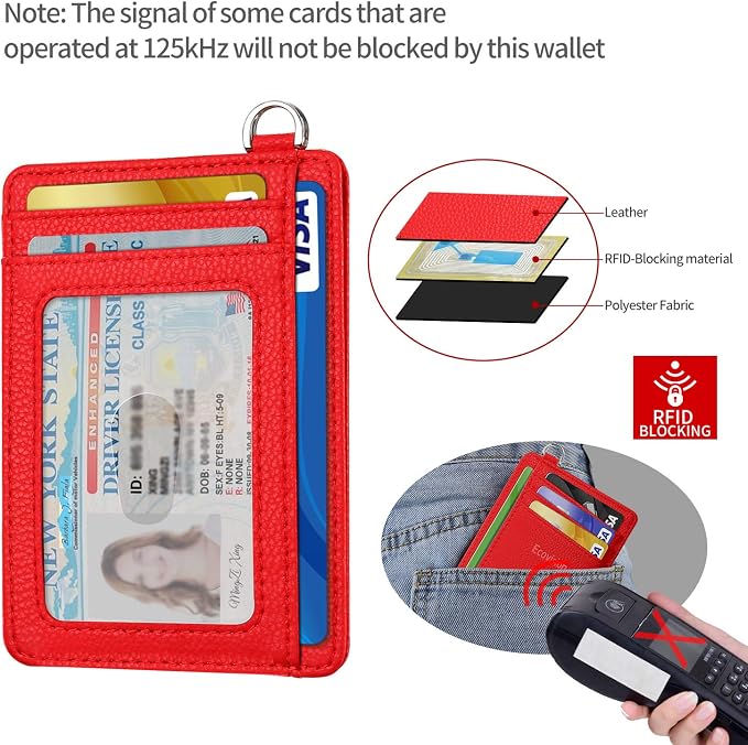 Slim Minimalist Front Pocket Wallet, RFID Blocking Credit Card Holder Wallet - Image 3