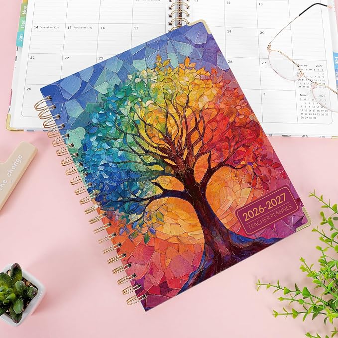 SKYDUE Teacher Planner 2026-2027 Academic Year, 8.5" x 11" Deluxe Teacher - Image 7