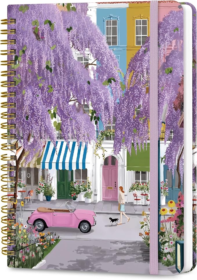 ZOTIA Lined Spiral Journal Notebook by Zotia