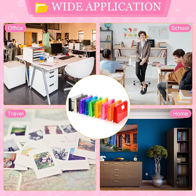 Epakh 27 Pack Plastic Expanding File Folders Expandable File Folder - Image 7
