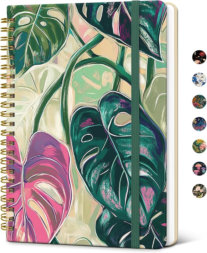 Taja Lined Spiral Notebook Journal by Taja