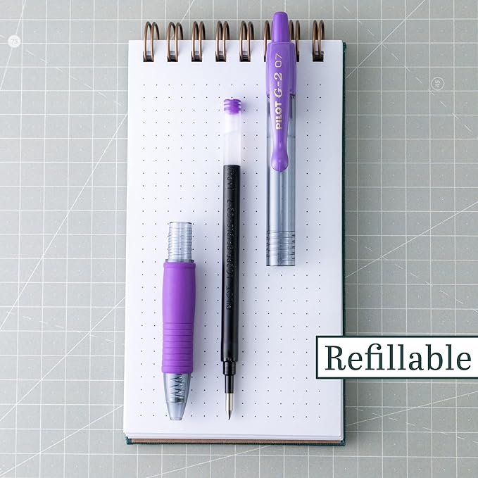 Pilot G2 Premium Gel Roller Pens, Fine Point 0.7 mm, Journaling, and Office - Image 2