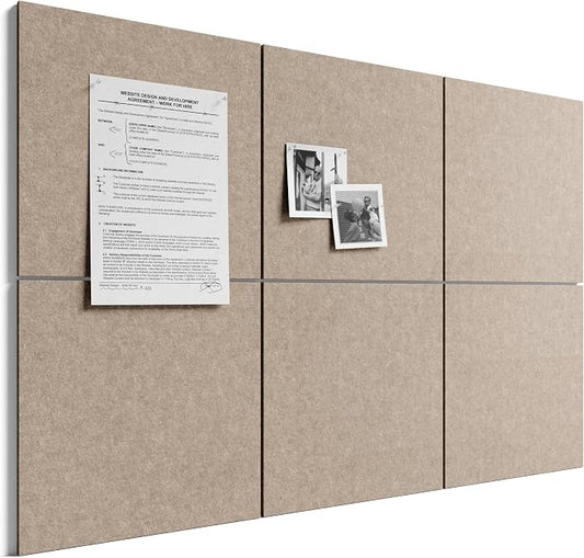 Bumusty Large Cork Board 36" x 24" Alternative by BUMUSTY