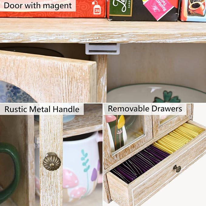 Ikee Design Wooden Countertop Storage Cabinet - Image 6