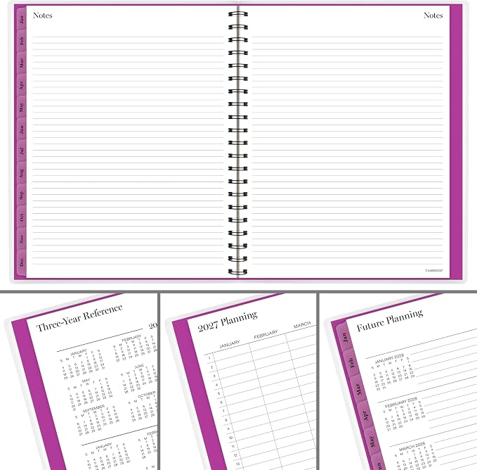 Mead Cambridge 2027 Planner, Weekly & Monthly, 8.5" x 11" - Image 9
