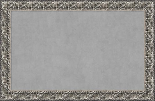 Amanti Art Silver Framed Magnetic Board 30x46 Large Vision Board by AmantiArt