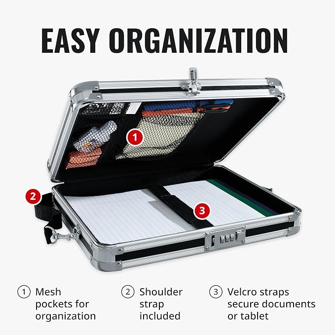 Vaultz Locking Clipboard with Storage - Image 10