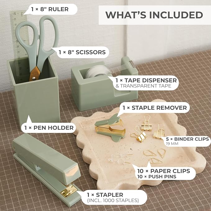 Aesthetic Desk Accessories Set - Image 4