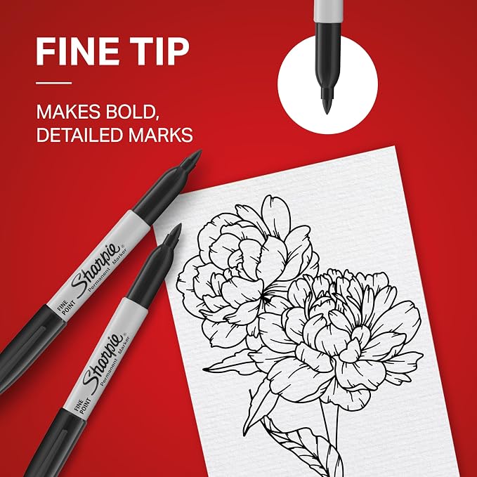 Sharpie Permanent Marker, Fine Point - Image 6