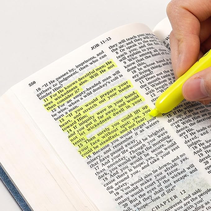 WRITECH Retractable Highlighters Chisel Tip: Fluorescent Yellow Ink Highlighter - Image 5