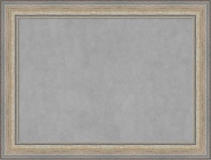 Amanti Art Silver Framed Magnetic Board 25x33 Medium Vision Board by AmantiArt