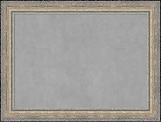 Amanti Art Silver Framed Magnetic Board 25x33 Medium Vision Board by AmantiArt