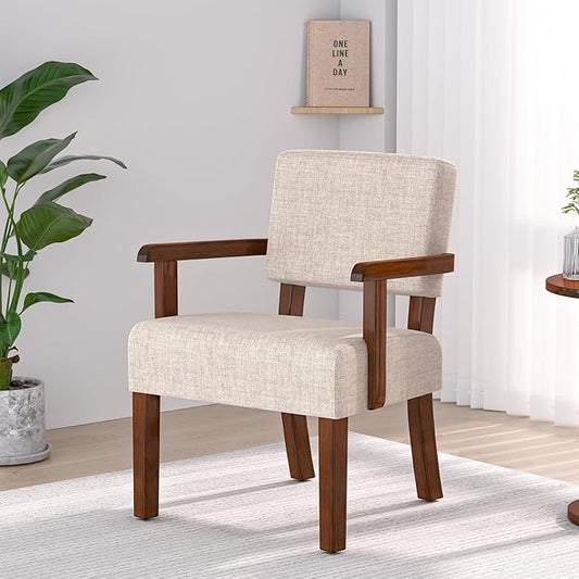 Accent Chair, Oversize Living Room Chairs with Soft Seat & Armrests for Living & Dinning Rooms-DeskLoop Office