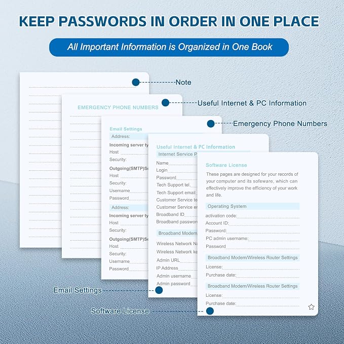 MOSA BEAR Password Keeper Book - Image 4