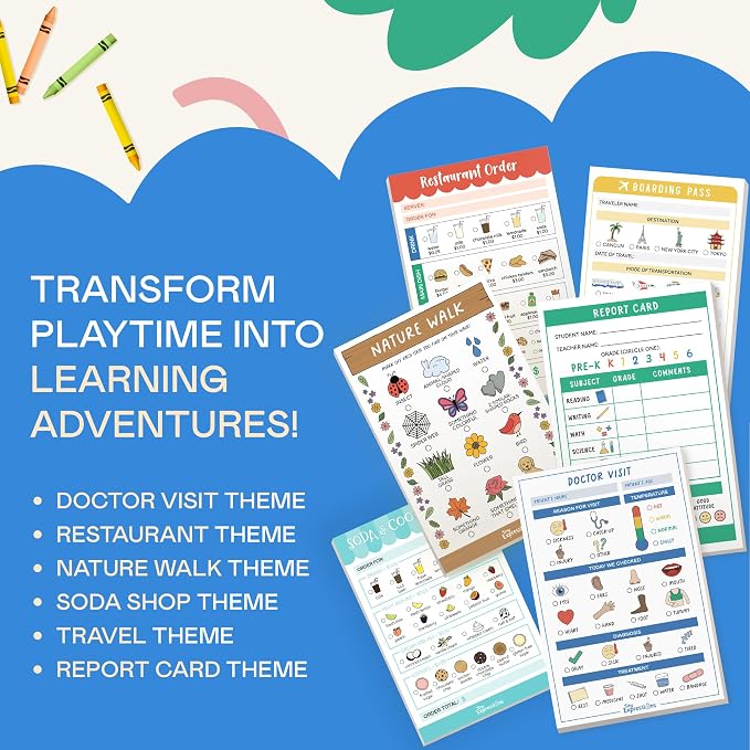 Tiny Expressions Pretend Play Notepads - Image 2