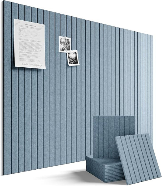 Fluxynara Felt Bulletin Board Tiles Large 48" x 36" Cork Board Alternative-12 by FLUXYNARA