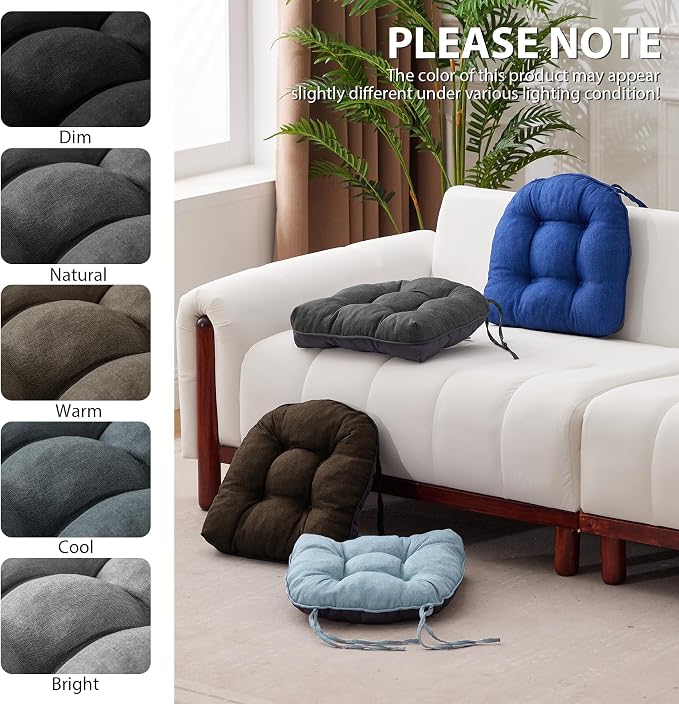 IASEAHK Chair Cushions for Dining Chairs, Seat Cushions for Kitchen Chairs - Image 7
