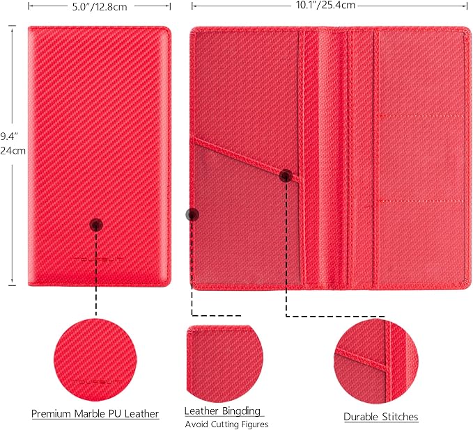 TOURSUIT Car Registration and Insurance Card Holder, Vehicle License Document - Image 3