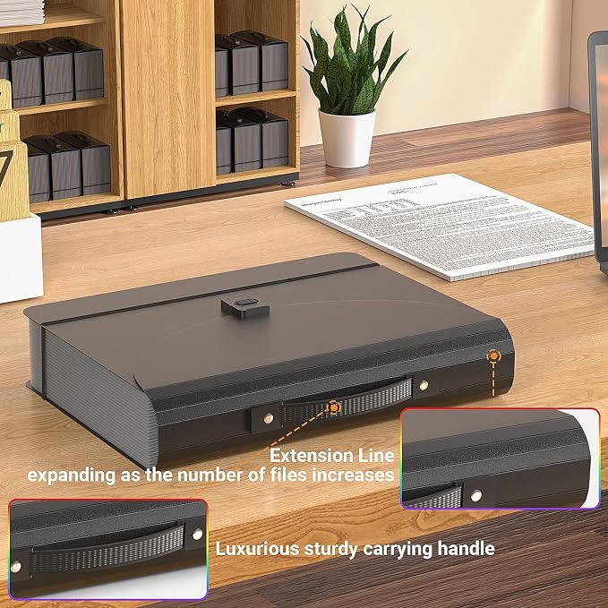 25 Pockets Expanding File Folders, Accordion File Organizer, Portable Filing Box - Image 6
