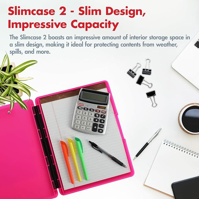Dexas Slimcase 2 Plastic Clipboard - Image 2