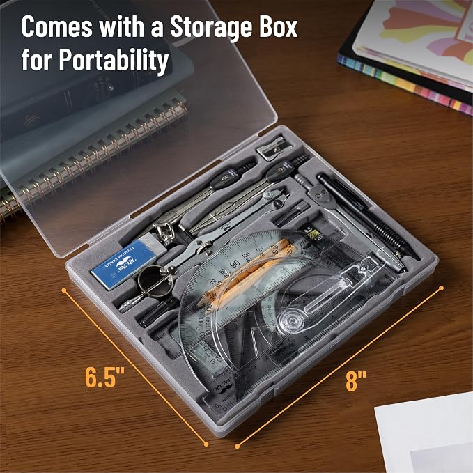 Mr. Pen- Geometry Set, 15 Piece Set - Image 3