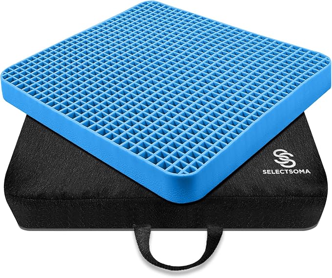 SelectSoma Travel Gel Seat Cushion by SelectSoma