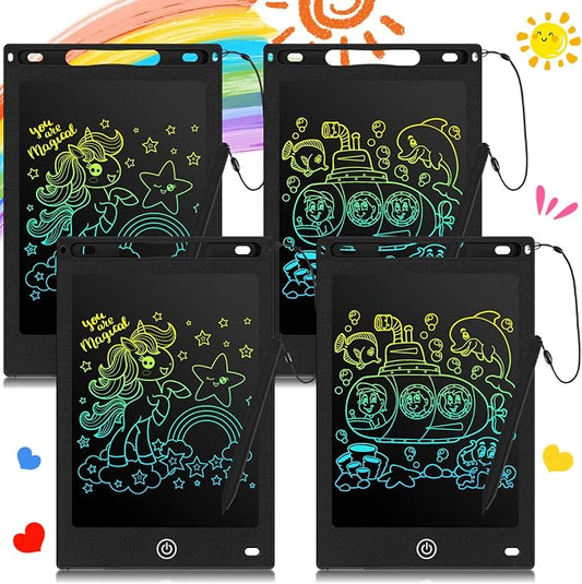 Zonon 4 Pcs LCD Writing Tablet 8.5 Inch Doodle Board Tablet Drawing Gifts LCD by Zonon