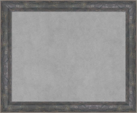 Amanti Art Grey Framed Magnetic Board 19x23 Small Vision Board by AmantiArt