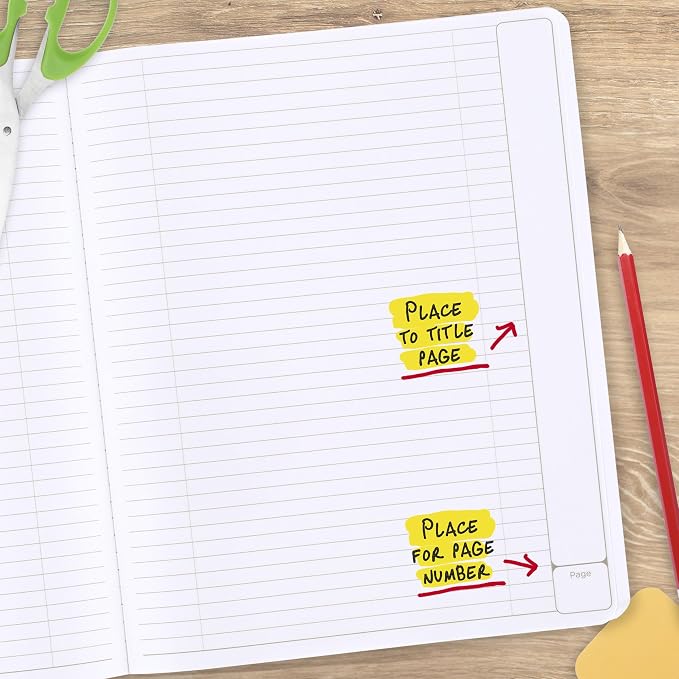 Five Star Interactive Notetaking Composition Book, 1 Subject, College Ruled - Image 6
