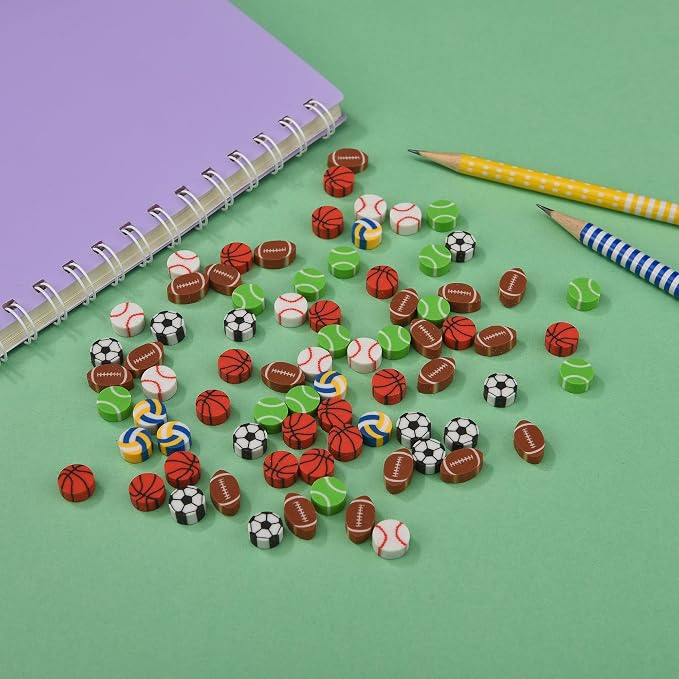 300PCS Mini Cute Pencil Erasers - Image 2