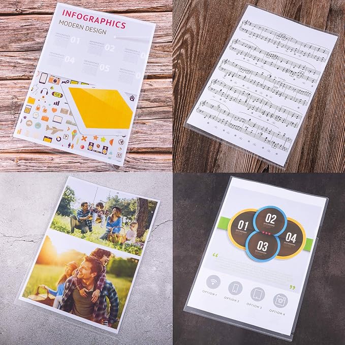 WOT I Plastic Clear Document Folders - Image 6