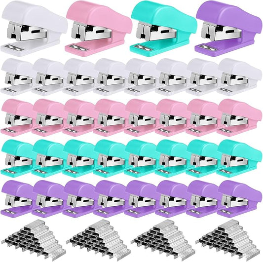 Fainne 45 Pcs Mini Stapler Bulk by Fainne