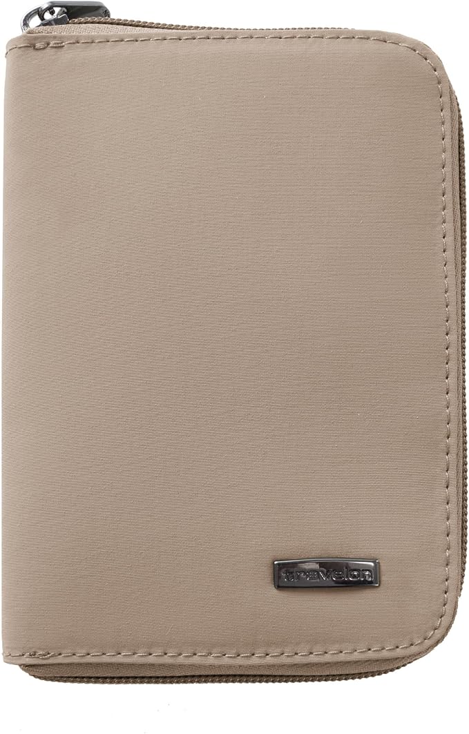Travelon RFID Blocking Passport Zip Wallet by Travelon