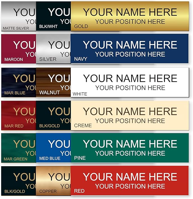 Lasercrafting Personalized Name Plate by Lasercrafting