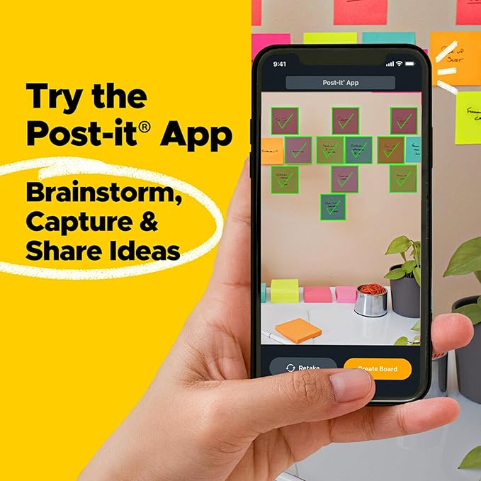 Post-it Super Sticky Notes Value Pack, 24 Pads, Convenient School Bus Carry and Storage Case, 2X The Sticking Power, 3x3 in, Bright Colors (Orange, Pink, Blue, Green, Yellow), Recyclable (654-24SSBUS)-DeskLoop Office