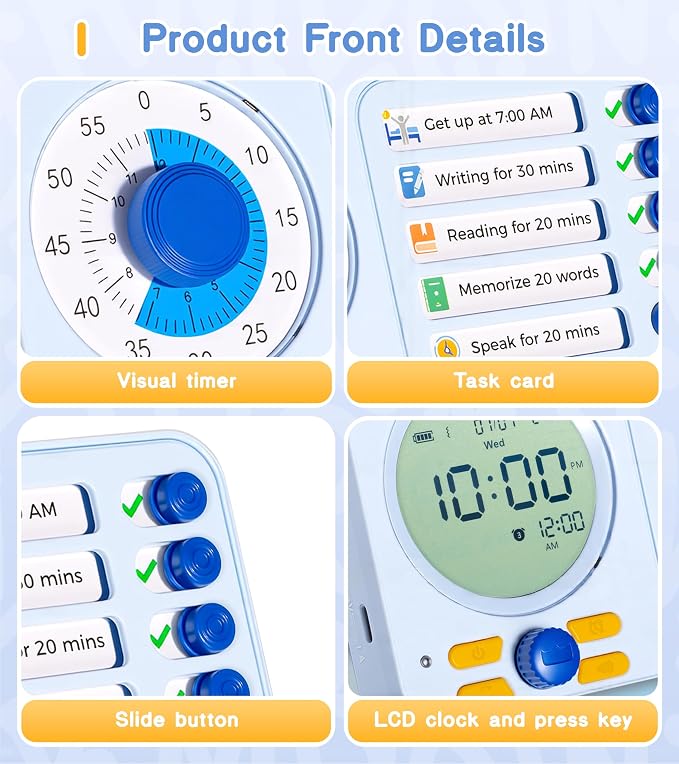 3-in-1 Visual Timer Task Timer - Image 3