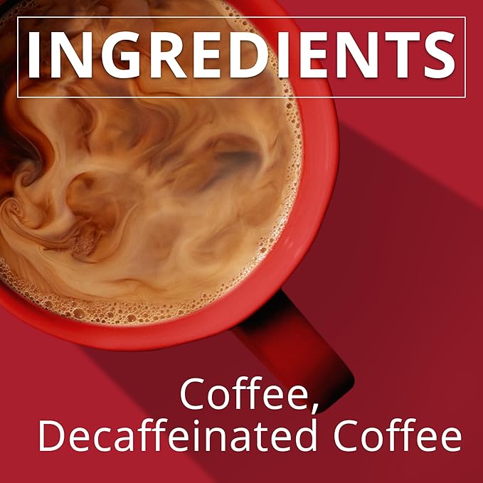 Folgers Half Caff Coffee, Medium Roast, Keurig K-Cup Pods, 10 Count (Pack of 6)-DeskLoop Office