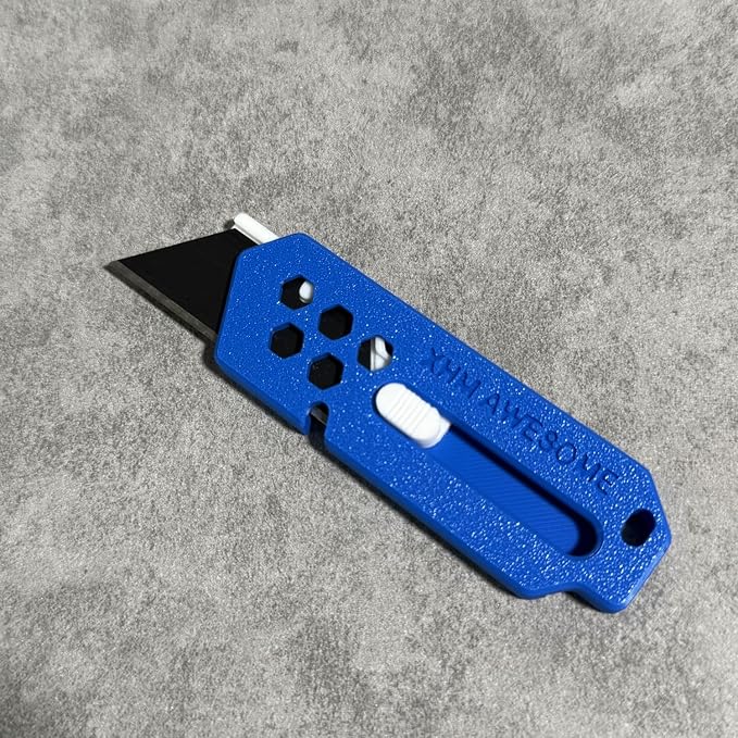 XHM Awesome Small Box Cutter Retractable Blade Ultility Knife, - Image 2