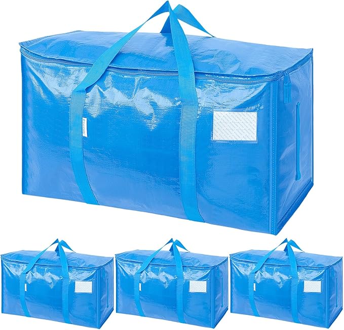 TICONN 4 Pack Extra Large Moving Bags Heavy Duty by TICONN