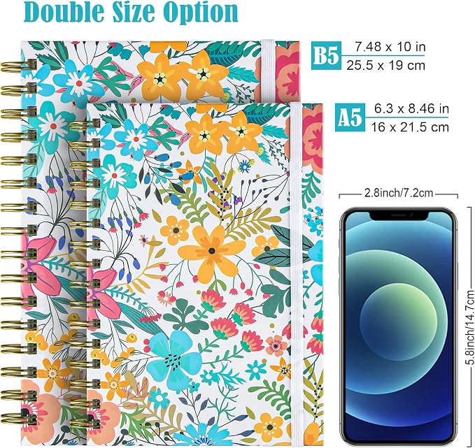 Spiral Notebook, B5 Lined Journal - Image 5