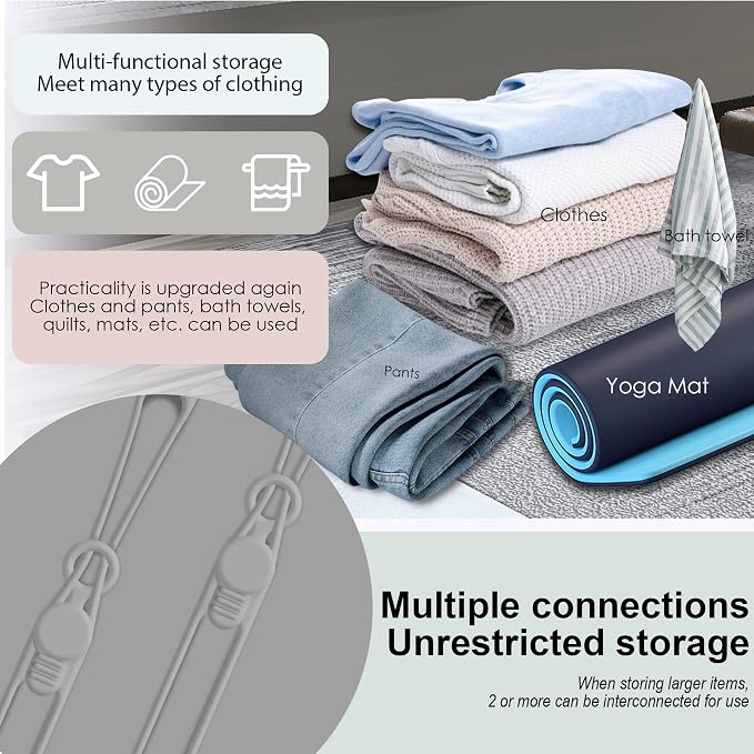 16Pcs Silicone Cable Ties Cord Organizer - Image 4