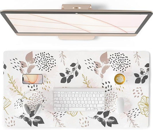 QIYI Large Mouse Pad for Desk, Cute Desk Mat for Desktop, Women Girls Office by QIYI