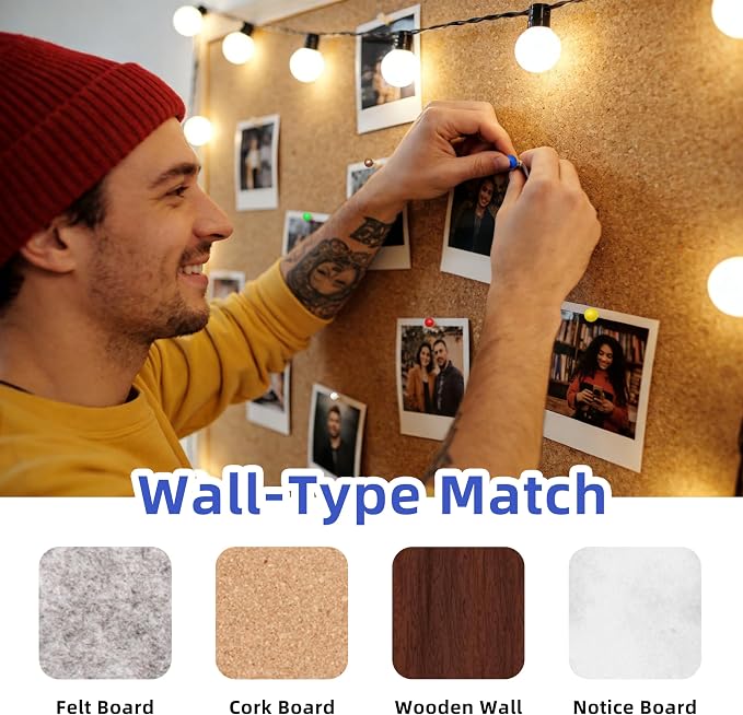 1200 Pcs Multi-Color Push Pins for Travel Map, 1/8" Small Durable Map Tacks - Image 5