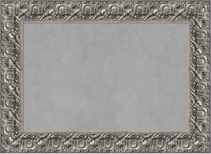Amanti Art Silver Framed Magnetic Board 22x30 Medium Vision Board by AmantiArt