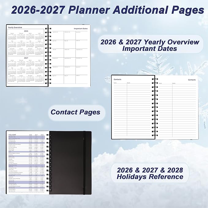 Daily Planner 2026-2027, 2026 Planner Weekly and Monthly, Jan 2026-Jun 2027 - Image 4